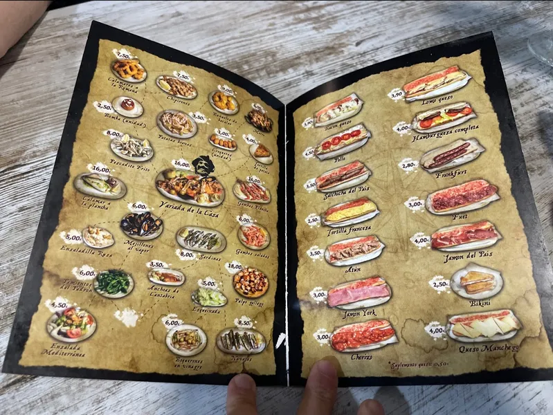menu 1 of Bar Piñol