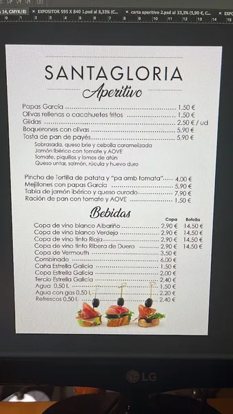 menu 0 of Quiosco del Real Castellon