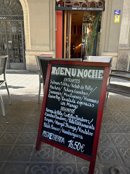 menu 2 of Ebano Lounge & Restaurant