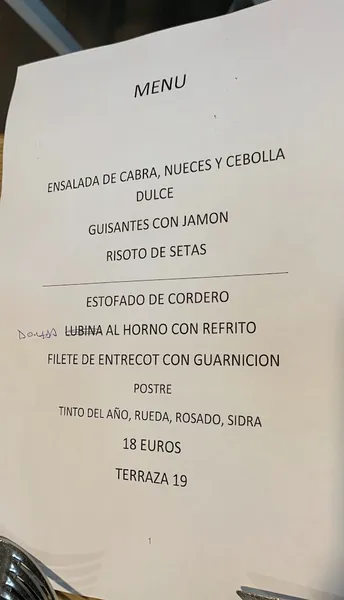 menu 0 of Artikutza Jatetxea