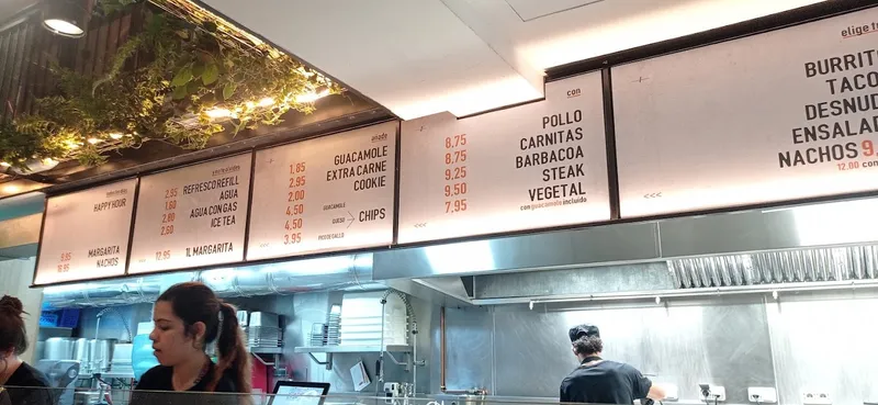 menu 2 of Tierra Burrito Bar