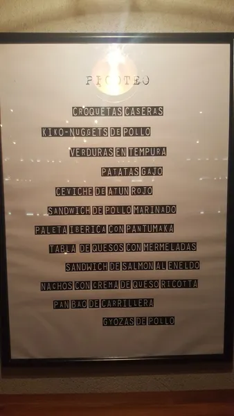 menu 1 of La Mula de Moscú