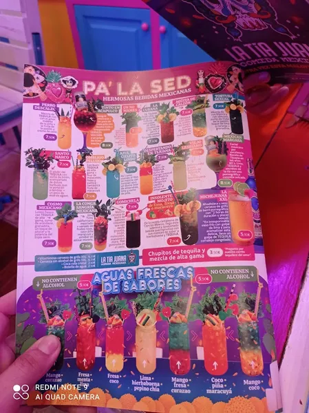 menu 1 of La Tía Juana Elche ️