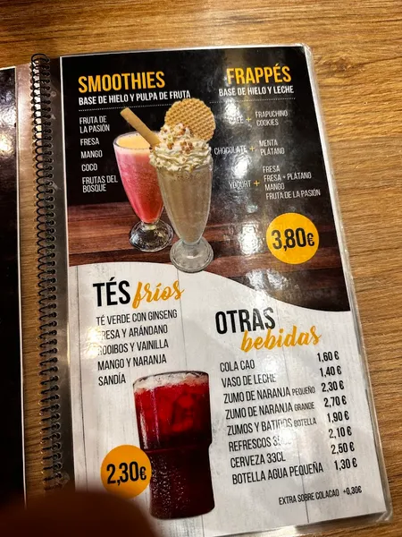 menu 0 of Tejeringo's Coffee