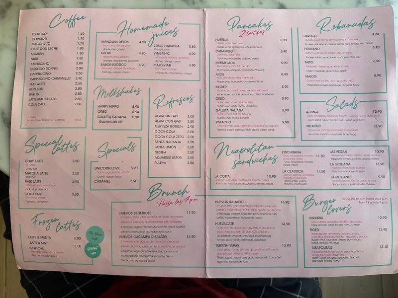 menu 0 of Caramello Salato café