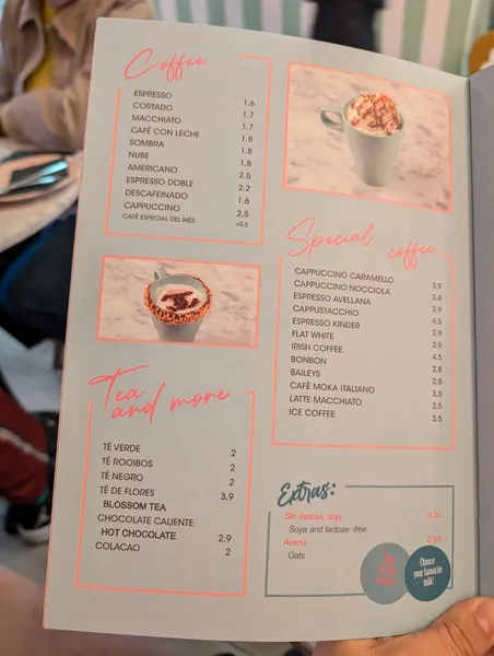 menu 1 of Caramello Salato café