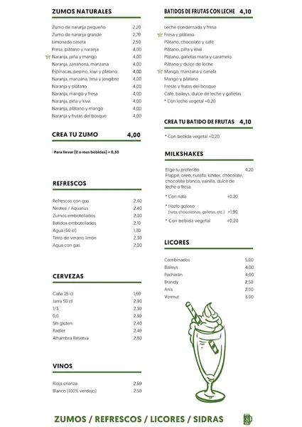 menu 2 of Polifonía Café