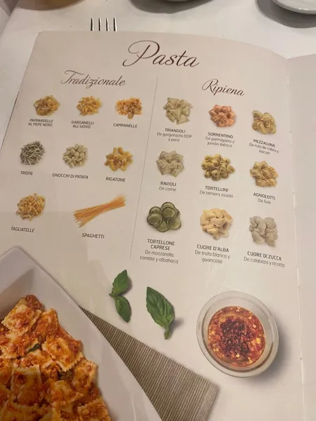 menu 0 of Restaurante La Tagliatella | Aragonia, Zaragoza