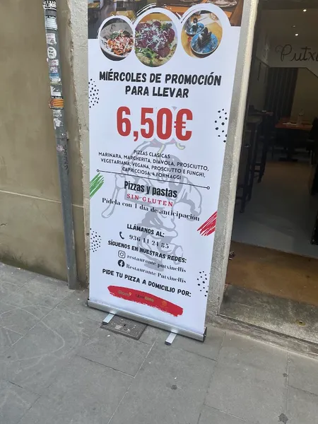 menu 1 of Restaurante Putxinel·lis