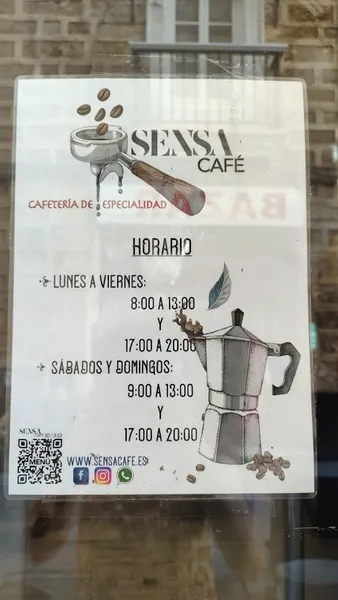 menu 2 of Sensa Café Specialty Coffee