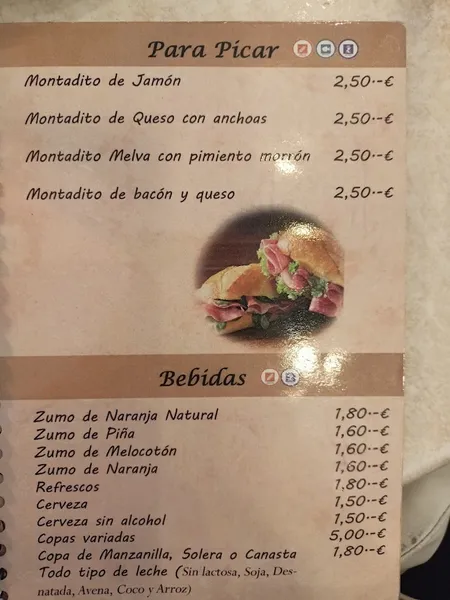 menu 0 of El Café de Ana