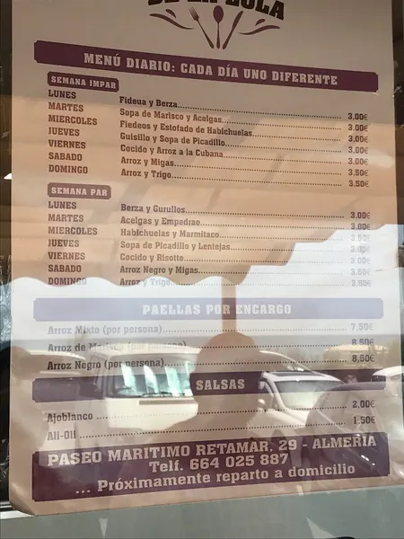 menu 2 of LA OLLA DE LA LOLA - Retamar