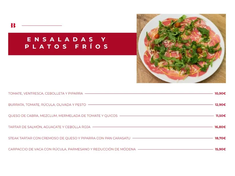 menu 0 of Restaurant Casa Balcells