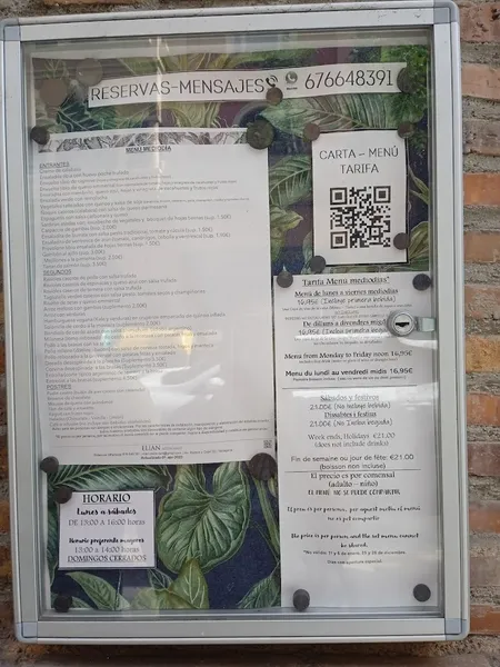 menu 0 of ELIAN RESTAURANT
