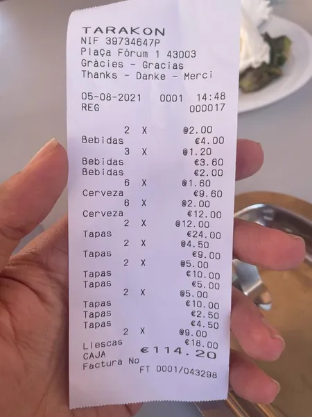 menu 0 of Tárakon