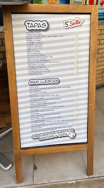 menu 1 of Els 5 Sentits Restaurant