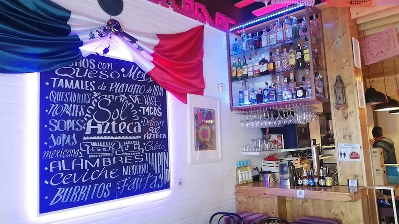 menu 1 of Sol Azteca