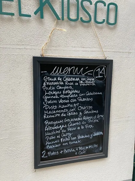 menu 2 of El Kiosco de Paty