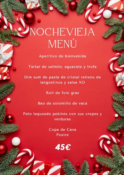 menu 1 of Restaurante Te Oriental