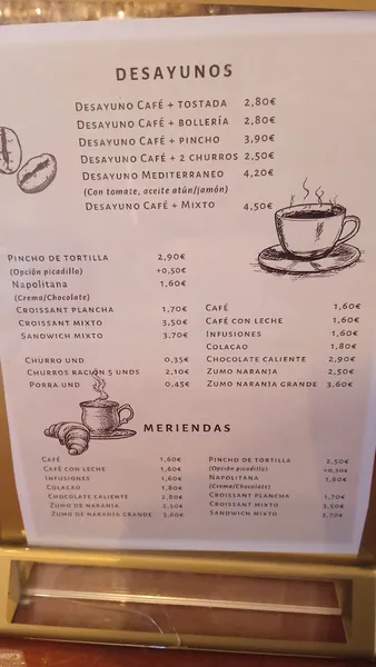 menu 2 of Taberna El Corcho