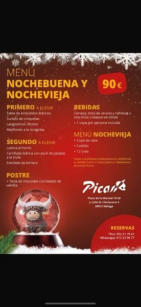 menu 1 of Picasso Bar Tapas