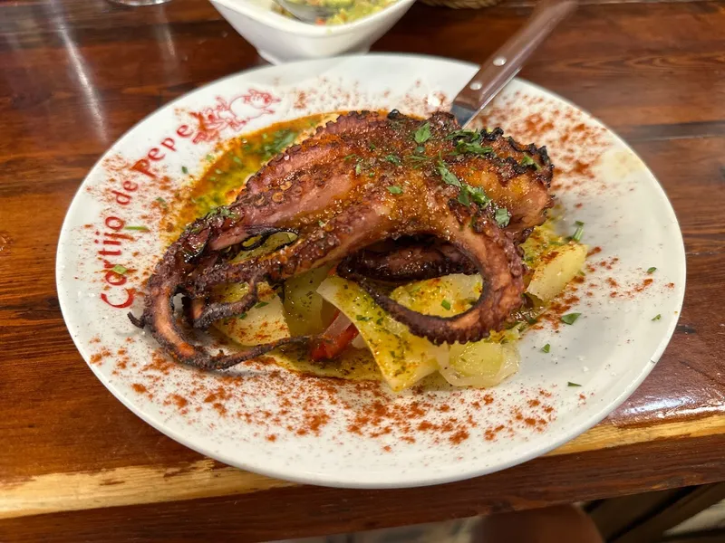 menu 1 of Cortijo de Pepe