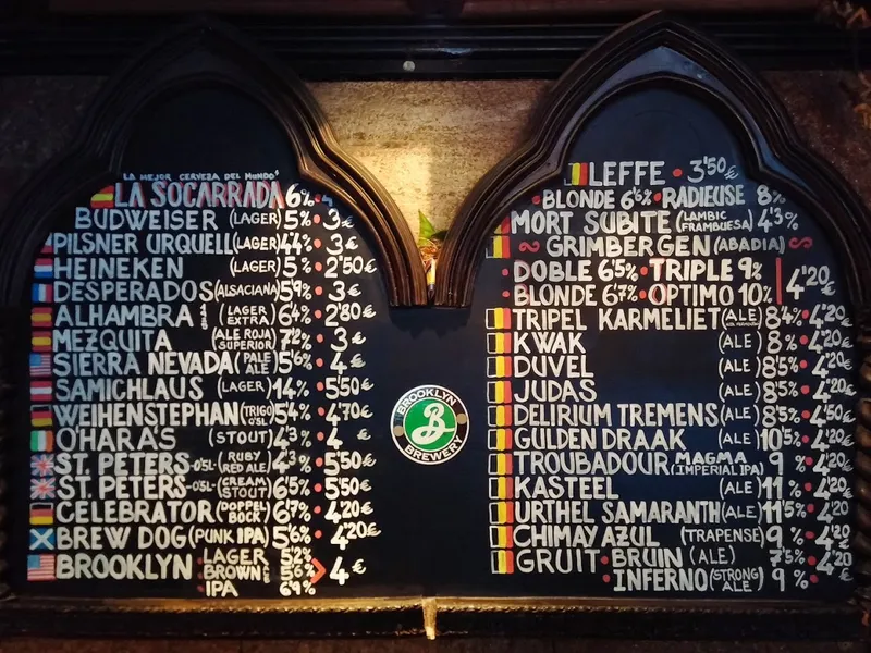 menu 0 of El Rincón del Greco