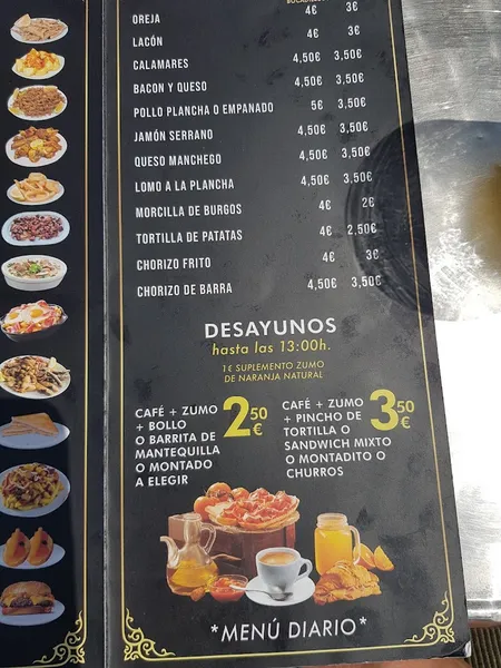 menu 0 of Chigar