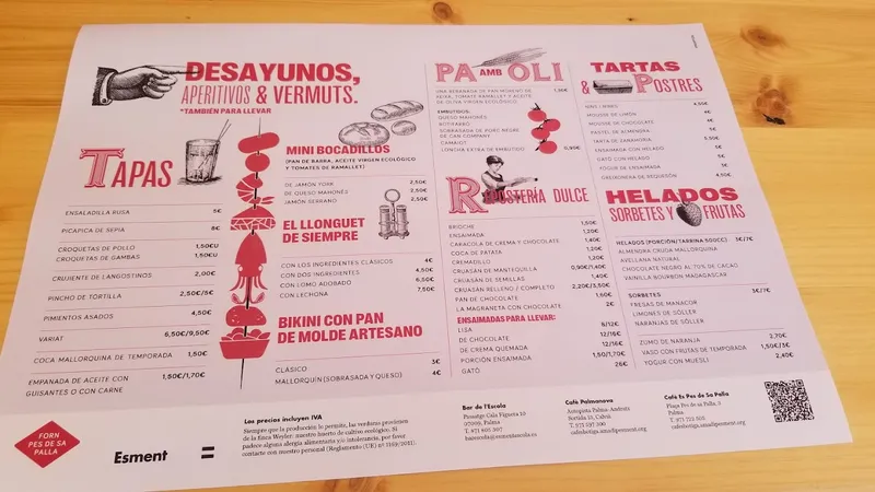 menu 1 of Cafè Es Pes de sa Palla