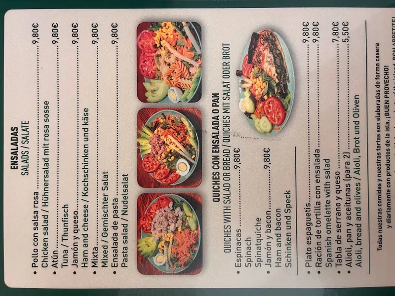 menu 1 of Café Verde