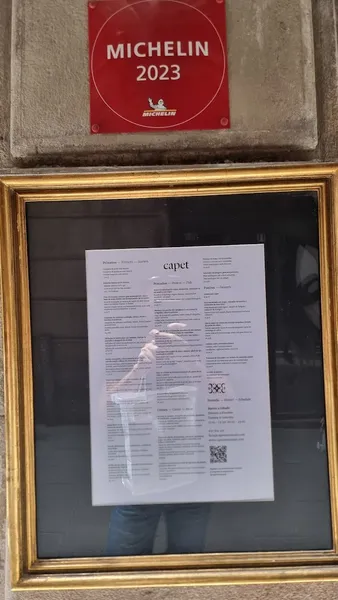 menu 2 of Capet Restaurant