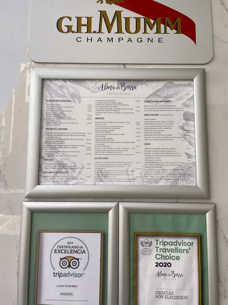menu 1 of Alma de Barra