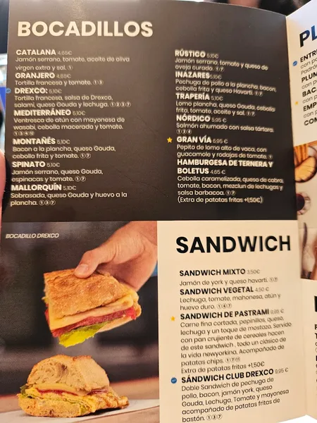 menu 0 of Drexco