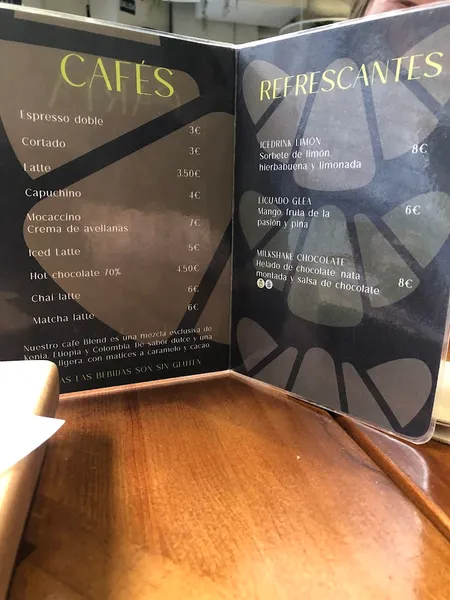 menu 1 of Glea