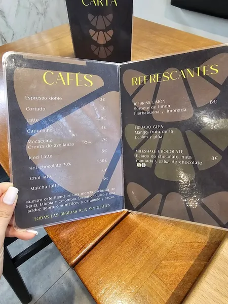 menu 2 of Glea