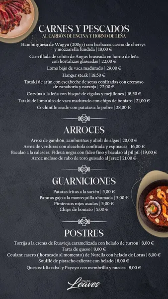 menu 2 of Falling Leaves