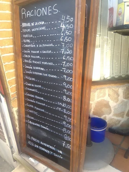 menu 2 of Restaurante Puerto Foncebadón