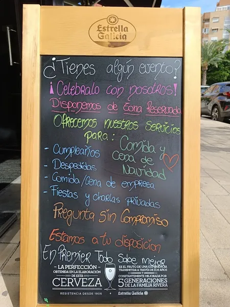 menu 2 of Cafetería Premier