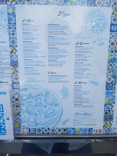 menu 1 of Terrazza Ravello