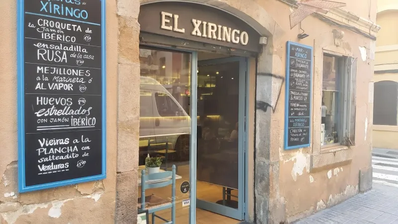 menu 1 of El Xiringo de la Barceloneta