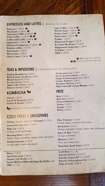 menu 1 of Cafe Paradas7 Brunch