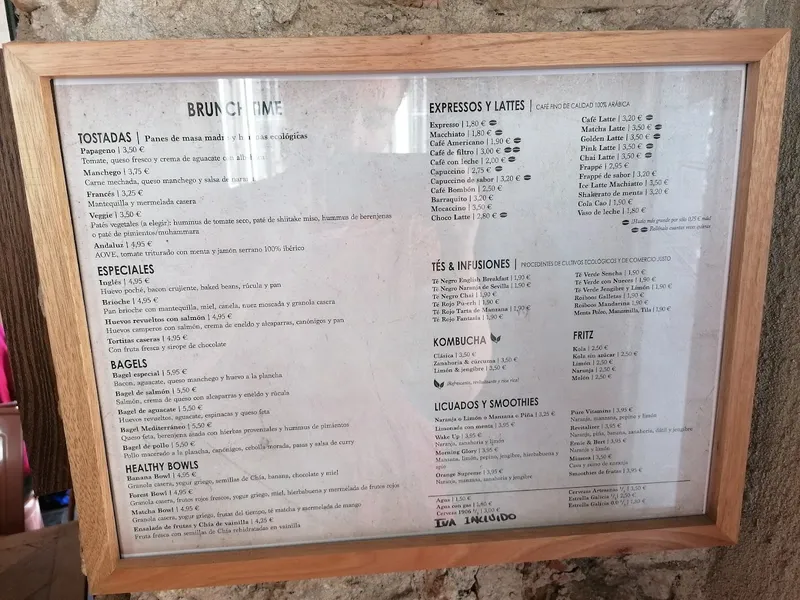 menu 2 of Cafe Paradas7 Brunch
