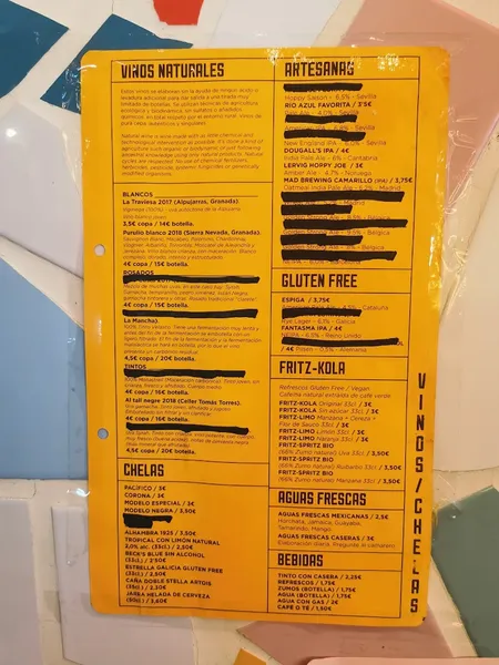menu 0 of Mano de Santo - Alameda
