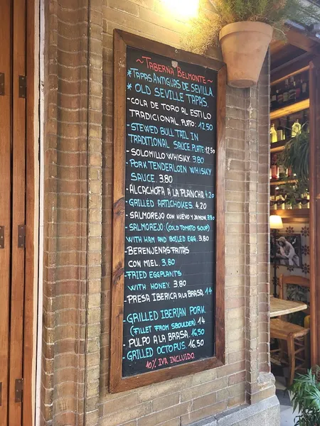 menu 0 of Taberna Belmonte