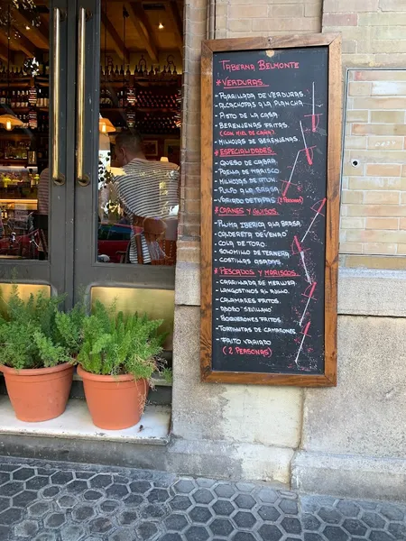 menu 1 of Taberna Belmonte
