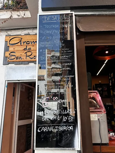 menu 0 of Cafetería Aromas de San Roman