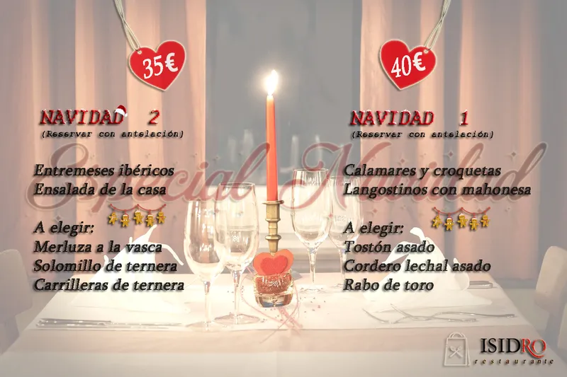 menu 0 of RESTAURANTE ISIDRO