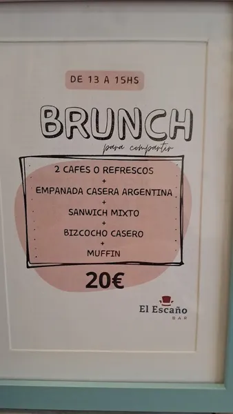 menu 2 of El Escaño