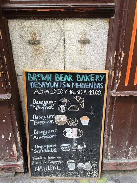 menu 0 of Brown Bear Bakery