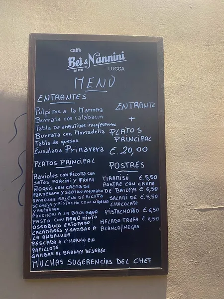 menu 1 of Restaurant "la boca aigua"